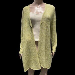 Plantation ISSEY MIYAKE Women's Unisex Green Shrug Cardigan Sweater Size M L